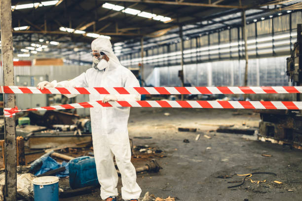 Professional Odor Removal technician working in Columbus, MN